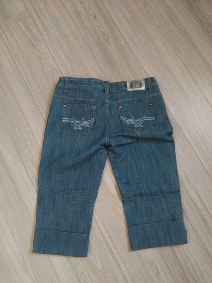 Pantacourt jeans - photo numéro 4