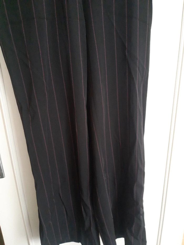 Pantalon large rayé camaieu - photo numéro 2