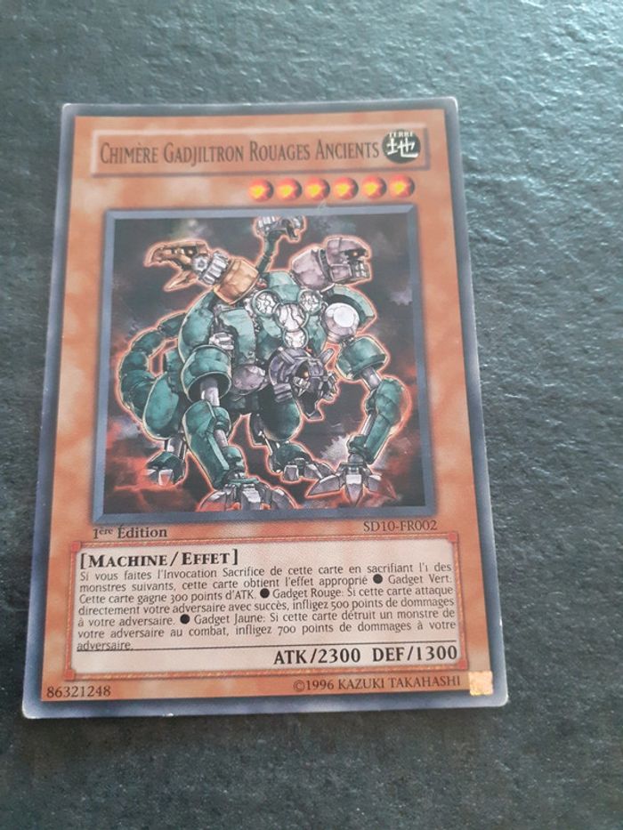 Carte Yu-Gi-Oh ! Chimère Gafjiltron Rouages Ancients SD10-FR002