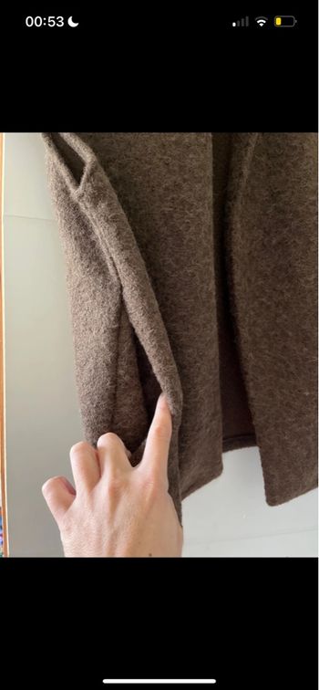 Veste sans manches choco taille unique