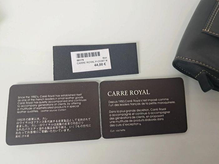 Carré Royal porte monnaie portée ceinture en cuir - photo numéro 8