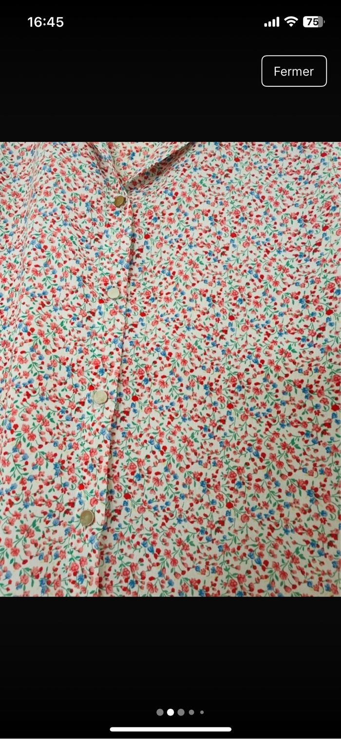 Chemise fleurie neuve - photo numéro 2