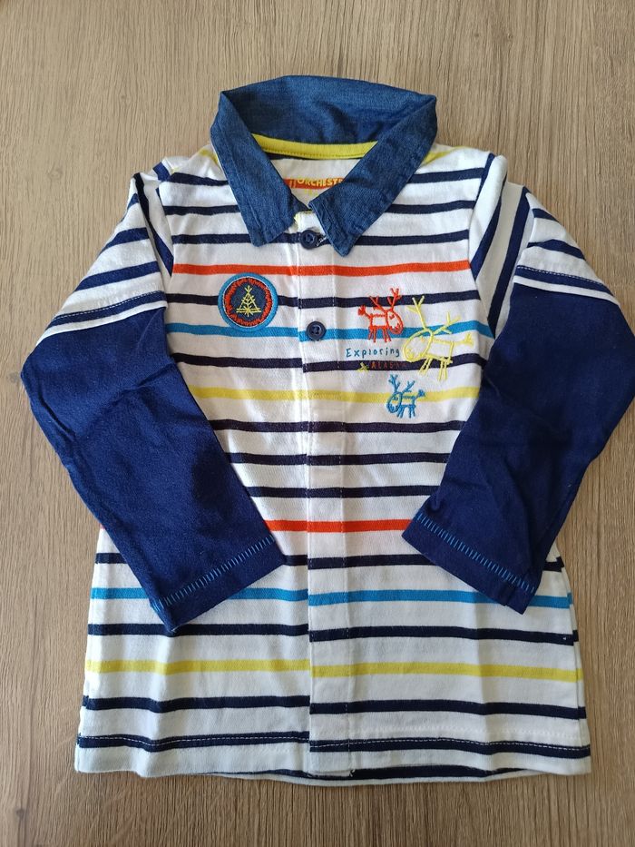 Polo manches longues