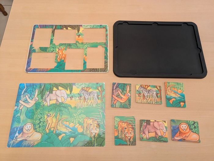 Puzzle animaux vintage et original - photo numéro 2