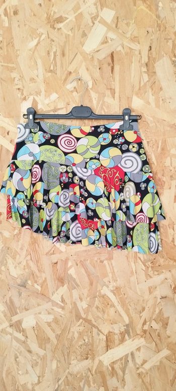 Mini jupe multicolore