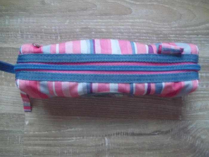 Trousse rose rayée Diddl - photo numéro 5