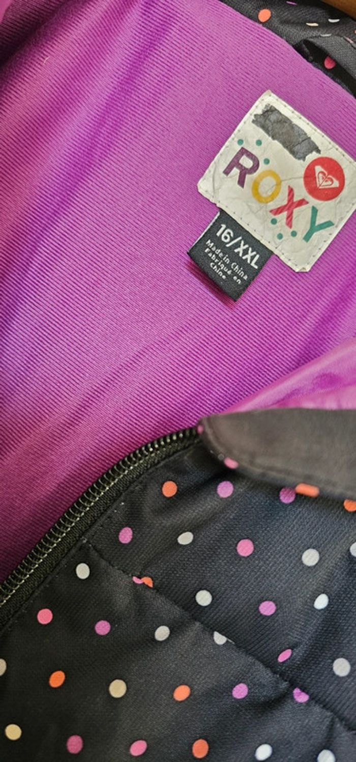 Blouson épais Doudoune Veste de ski Roxy Taille 16 ans - photo numéro 4