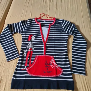 Polo manches longues taille 12 ans