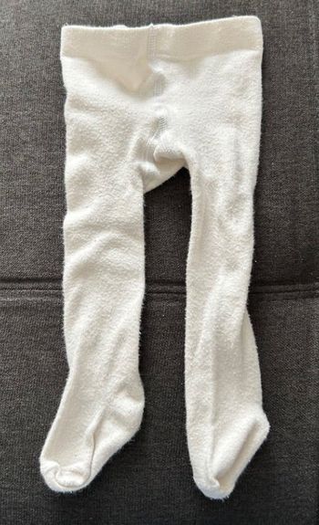Collant blanc cassé