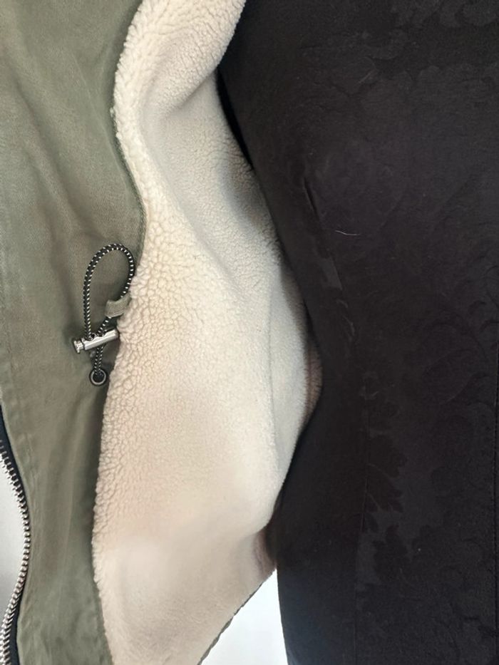 Superbe manteau kaki Zara - photo numéro 4