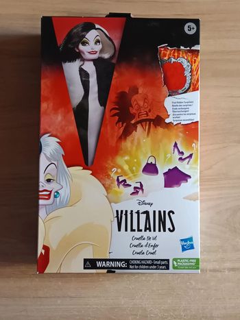 Poupée cruella d'enfer les vilains disney hasbro