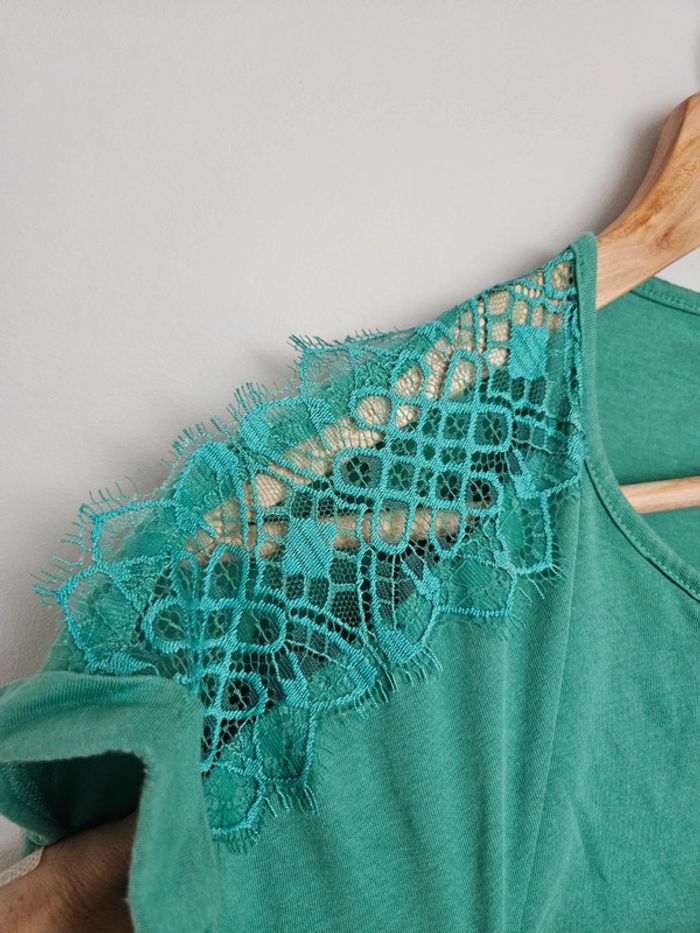 Blouse verte Gémo T.46/48 - photo numéro 4
