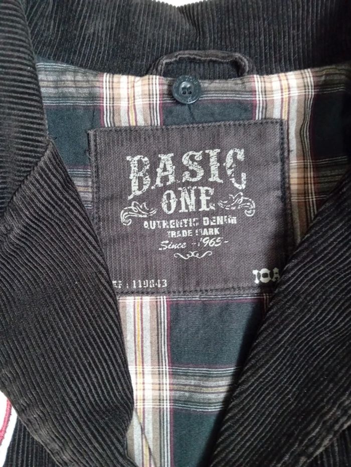 Veste Velour Marron 10 ans Basic One - photo numéro 2