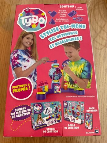 Recharge pour machine Tybo (bleu, rouge, jaune) neuve