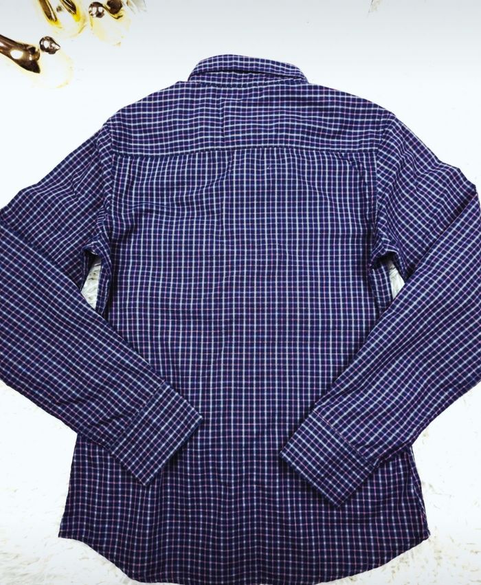 Chemise manches longues à carreaux Esprit US marine rouge et blanc Garçon taille 12 ans marque Complices 🎸 - photo numéro 8