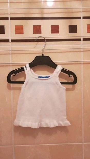 Débardeur avec volant T12 mois - V92B