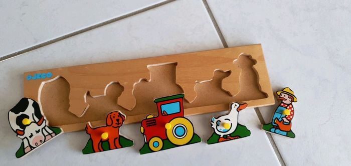 Petit puzzle en bois djeco lya2 - photo numéro 3