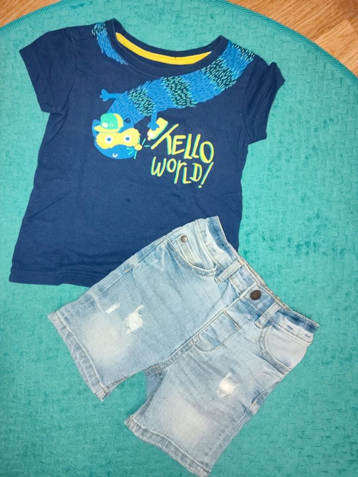 Short en jean 2 ans