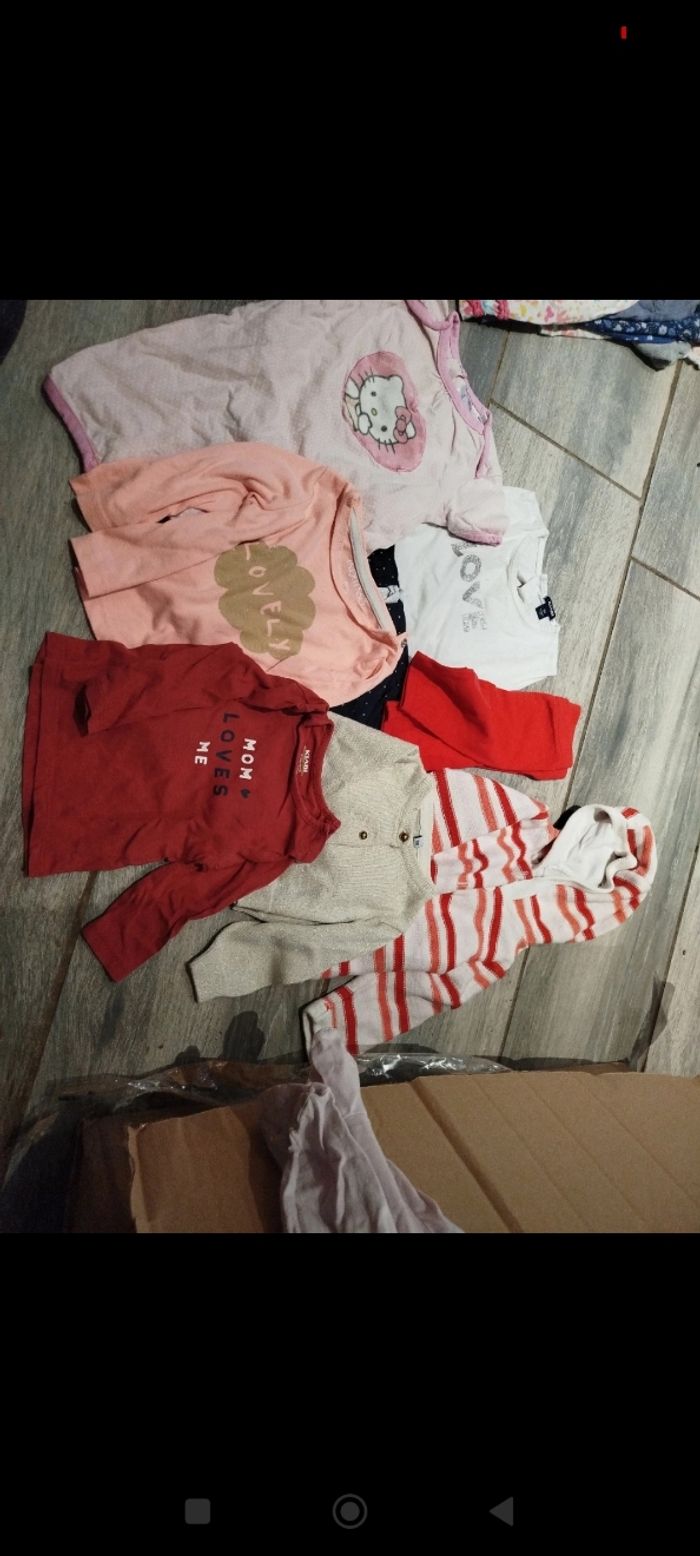 Lot de 105 pièces fille 🌸 3/6/9/12 mois - photo numéro 2