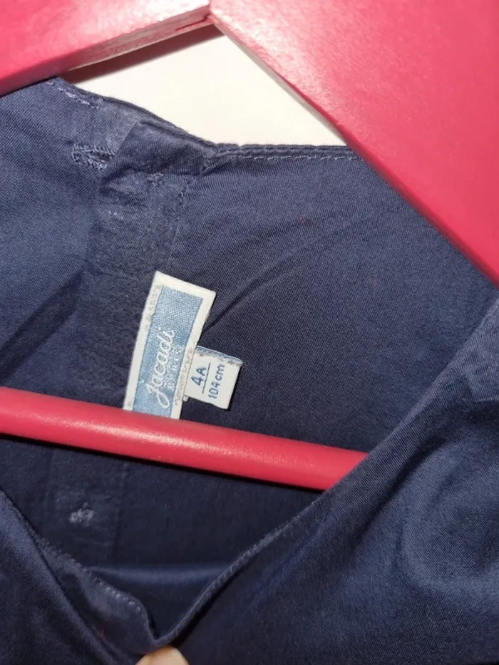 Robe bleu marine jacadi 4A - photo numéro 5