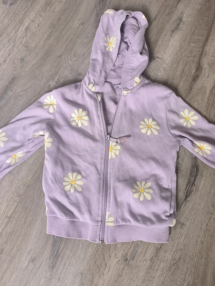 Veste sweat fille