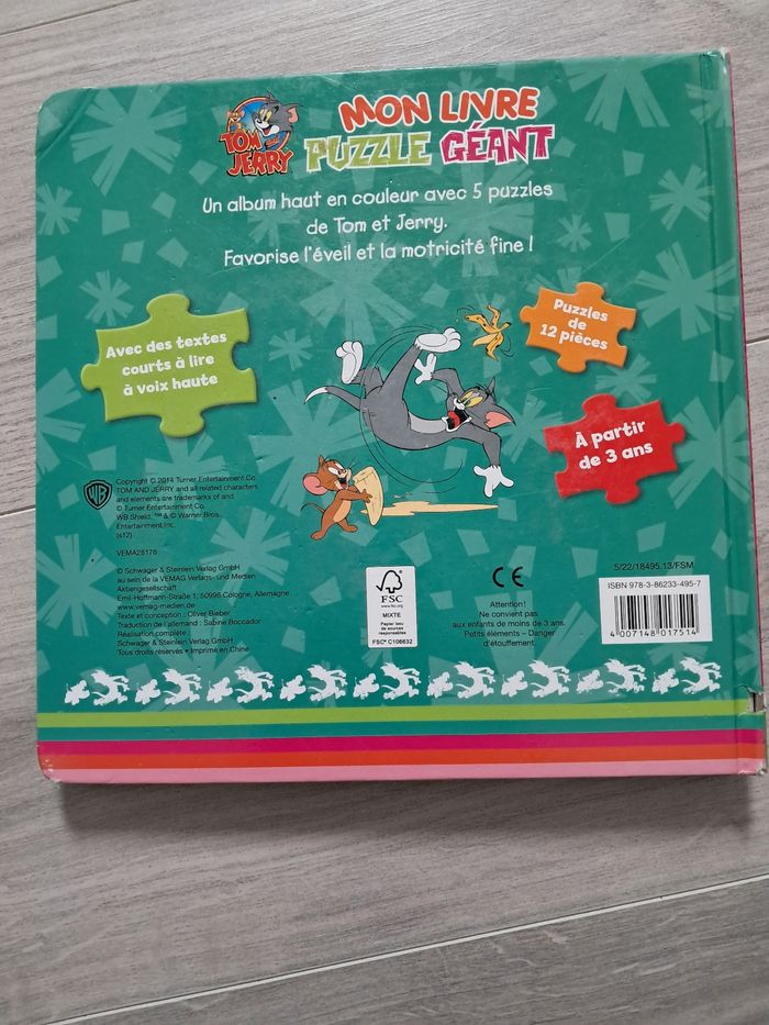 Livre puzzle Tom et Jerry - photo numéro 9
