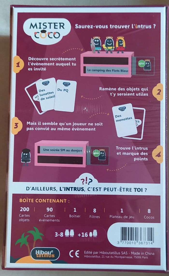 Mister coco - Jeu de société sous emballage - photo numéro 2