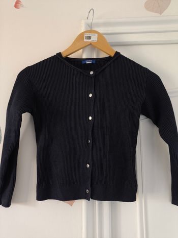 Okaïdi gilet bleu marine fille 8 ans