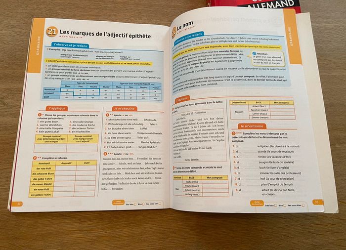 Lot Dictionnaire Robert & Collins Allemand collège et cahier d’allemand 6e neuf - photo numéro 4