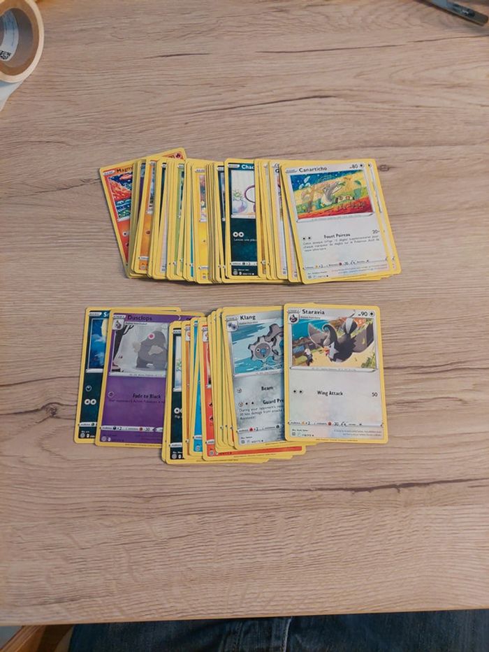 Lot de 68 cartes EB09 stars etincellantes