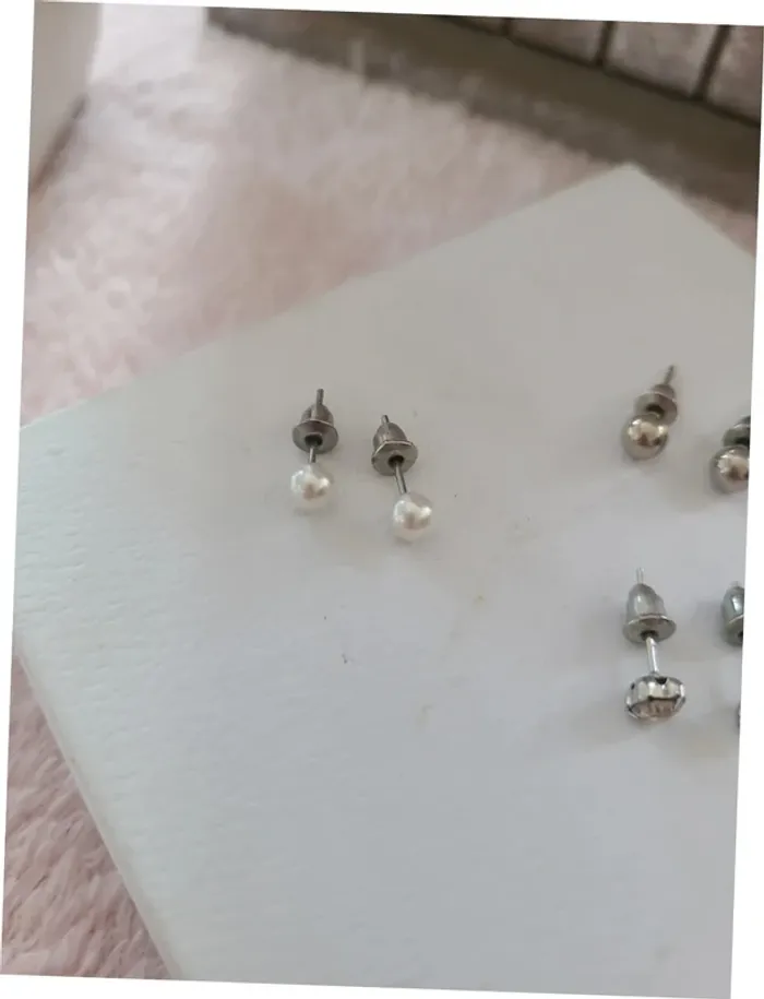 Lot de boucles d’oreilles _ variées & tendance - photo numéro 2