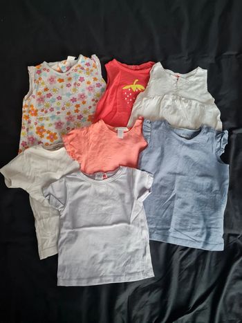 Lot tee-shirts MC 12m