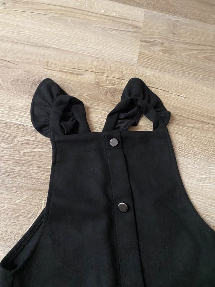robe de soirée noire à boutons pour filles, taille cinq - photo numéro 3