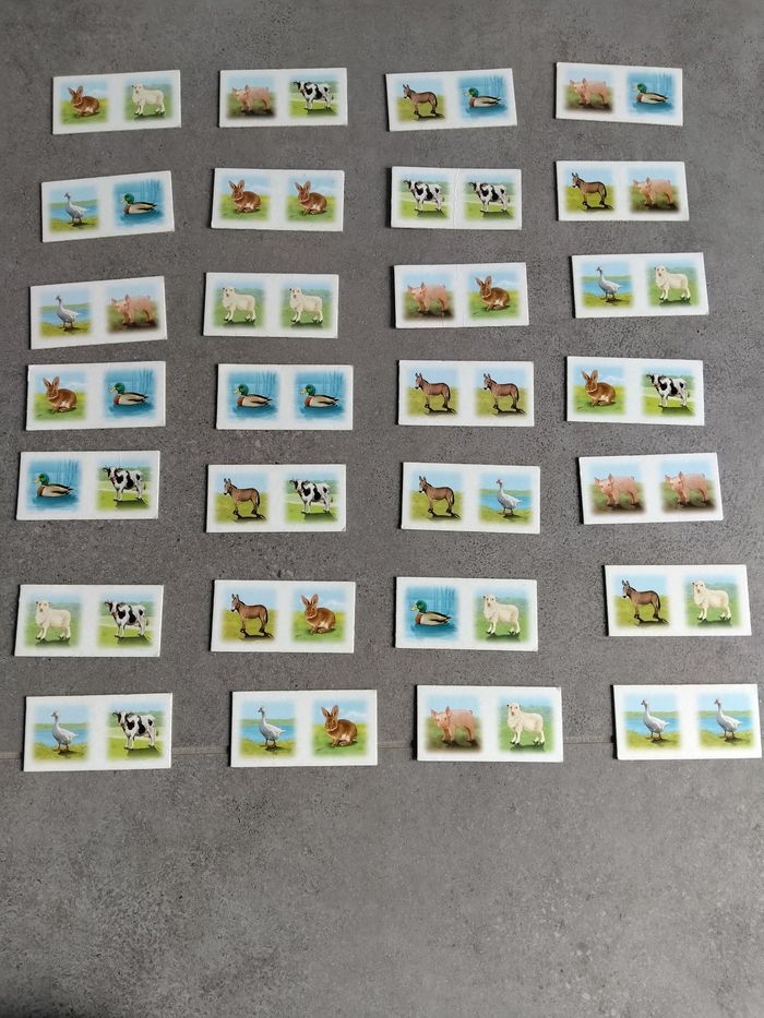 Jeu de domino Les animaux de la ferme - photo numéro 2