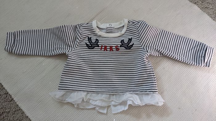 Ensemble IKKS rayé 12 mois - photo numéro 2