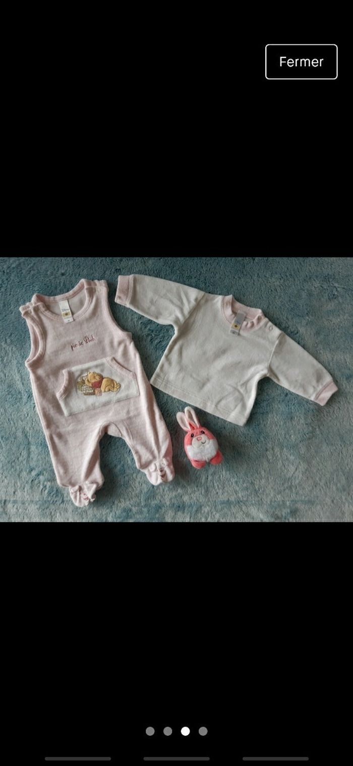 Ensemble 1 mois fille Disney - photo numéro 3