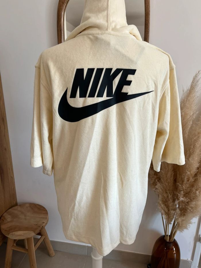 Sweat manches 3/4 jaune pâle Nike - photo numéro 6