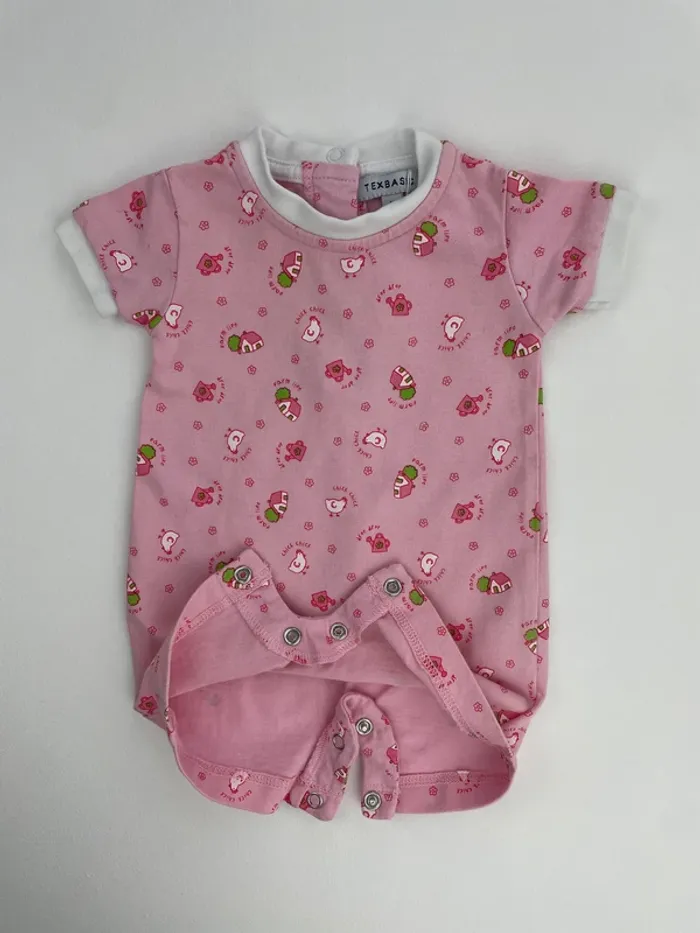 Combinaison rose – Tex Basic – Naissance - photo numéro 3