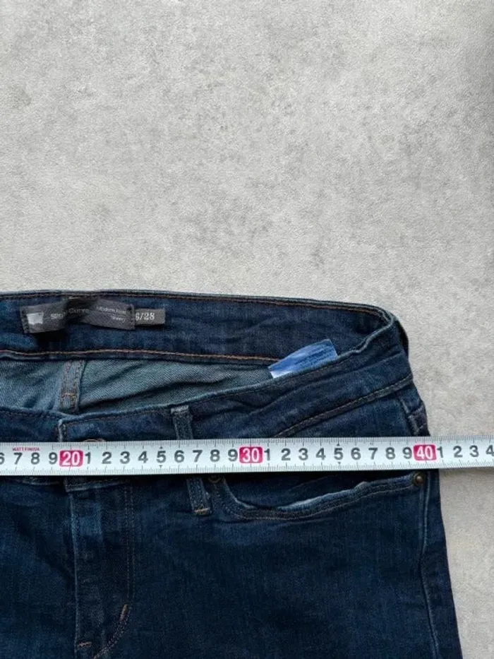 Jeans Levi's Slight Curve W28 FR38 L30 coupe skinny bleu marine Femme Women pan566b - photo numéro 3