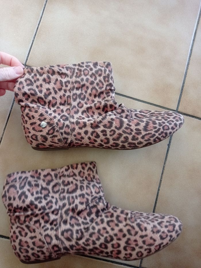 Bottines plates léopard T.39 - photo numéro 2