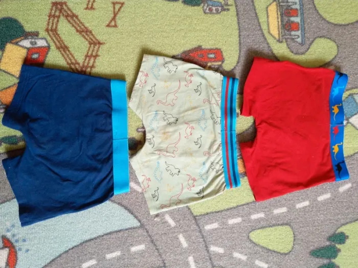 Lot 3 boxers theme dinosaures taille 110-116, 5ans - photo numéro 3