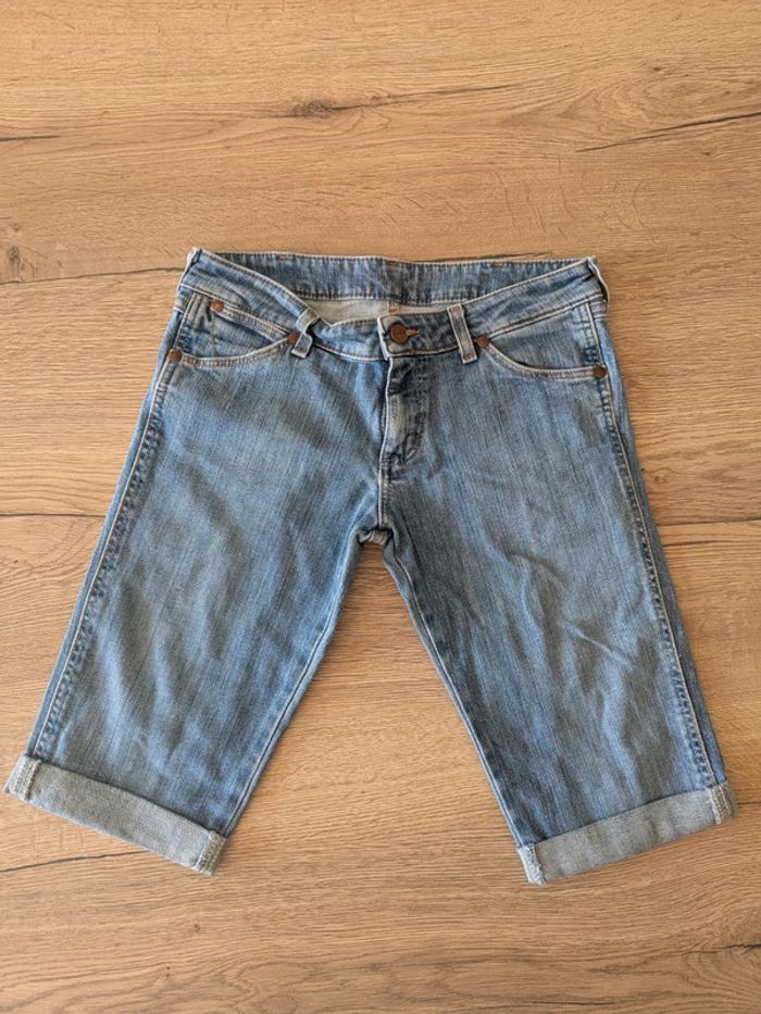 Short en Jean Wrangler - Modèle Megan - Taille W28 (équivalent 38/40)