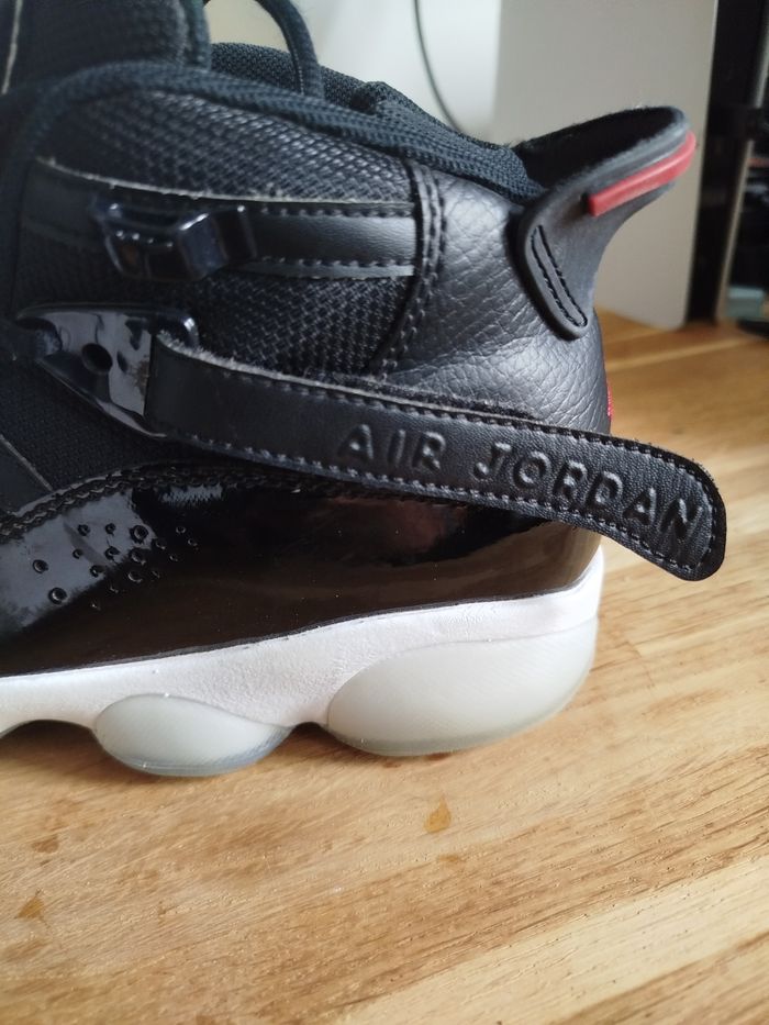 Basket Nike Jordan 6 Rings rouge et noir - photo numéro 4
