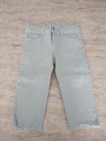 Pantacourt bleu pastel 4 ans 