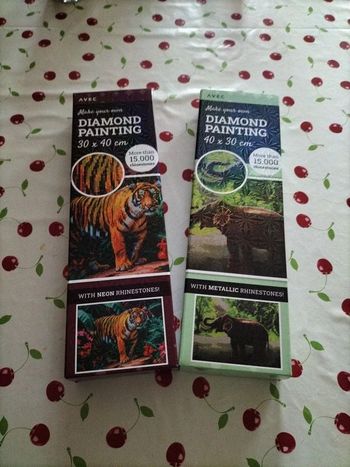 🎨Lot de 2 DP - Animaux Sauvages 🎨