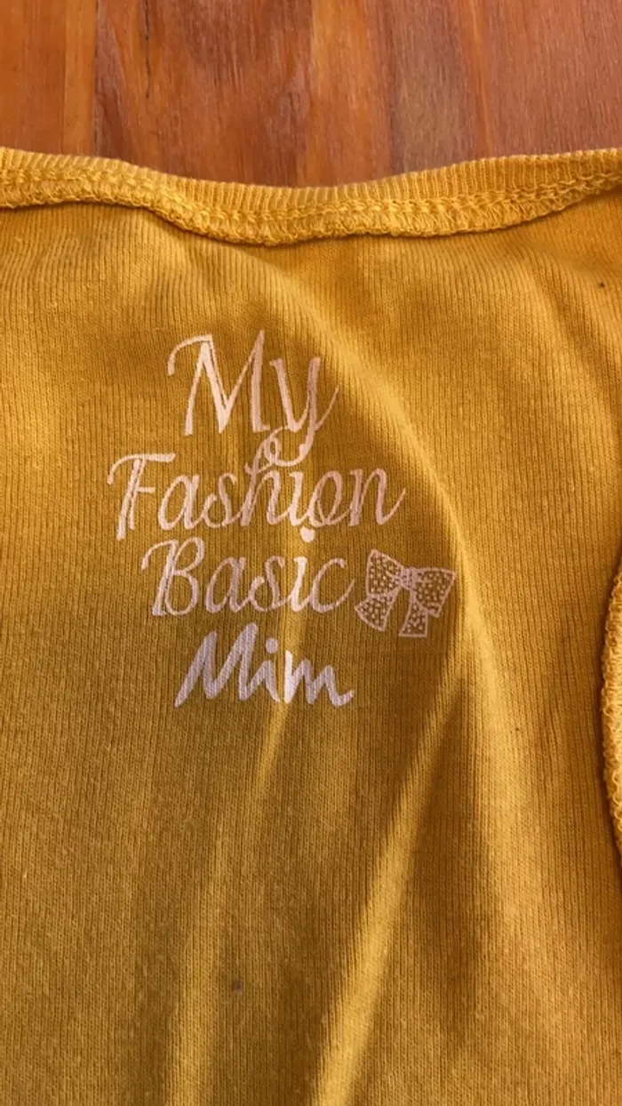 Débardeur jaune taille M - photo numéro 3