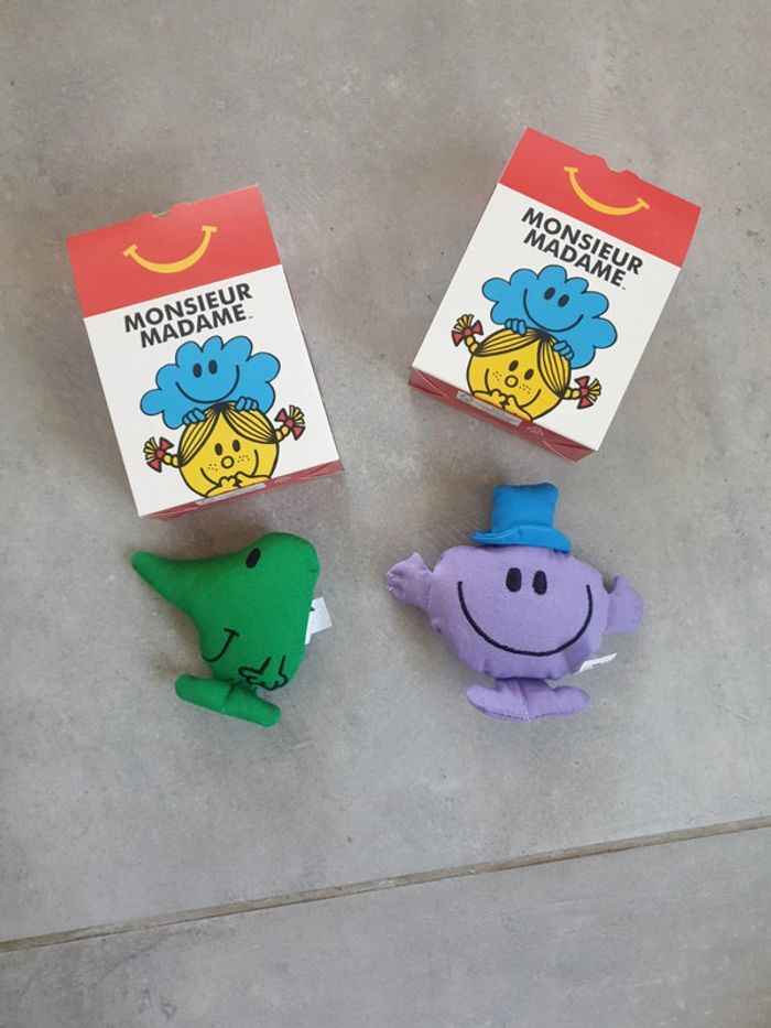 Peluche monsieur madame