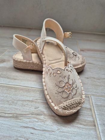 Sandales/spadrilles écru
