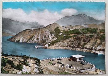 Grande carte postale Barrage de Serre-Ponçon (Hautes-Alpes)