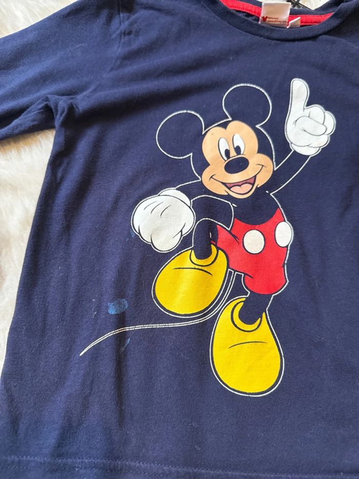 T-shirt manches longues Mickey 6 ans garçon - photo numéro 2
